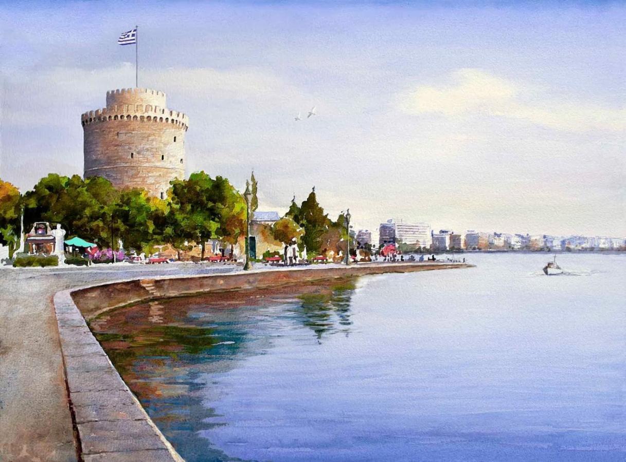 Psimithefto Luxury Apartments Thessaloniki Buitenkant foto